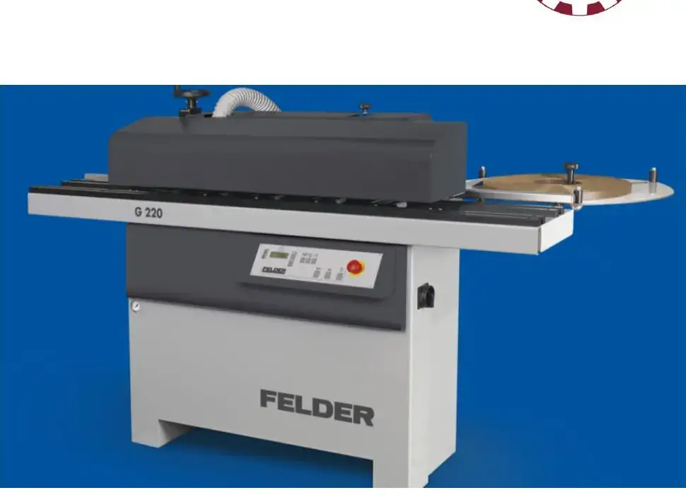 Enchapadora de cantos Felder G 220 distribuida por Gemini Colombia